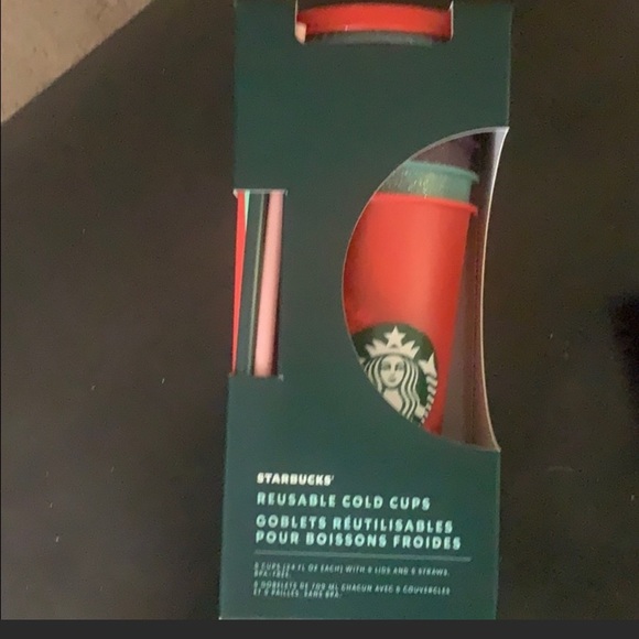 Starbucks Dining Starbucks 220 Holiday Reusable Cold Cups Poshmark